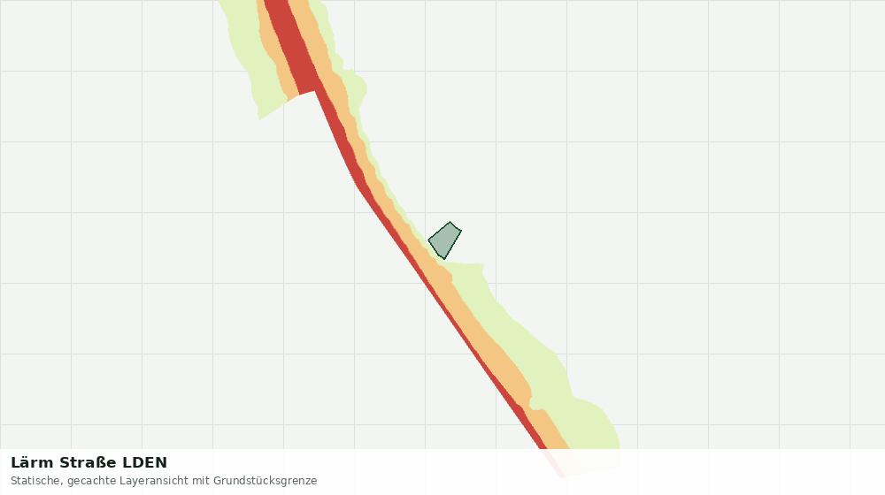 Statische Kartenansicht: Lärm Straße LDEN