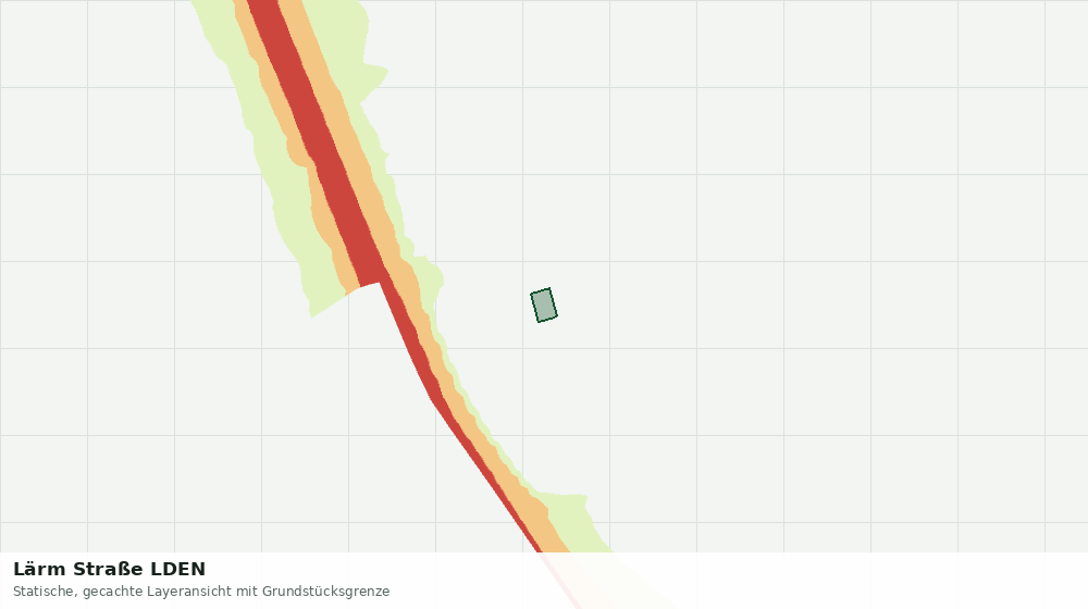 Statische Kartenansicht: Lärm Straße LDEN