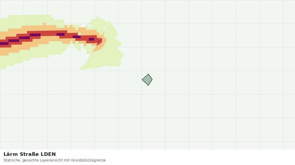Statische Kartenansicht: Lärm Straße LDEN