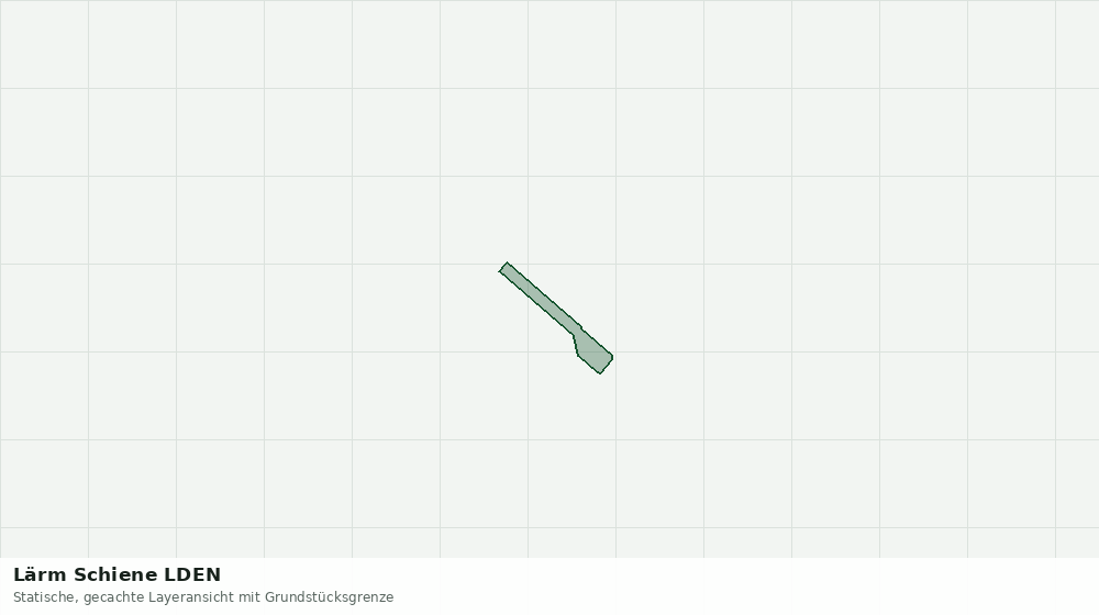 Statische Kartenansicht: Lärm Schiene LDEN