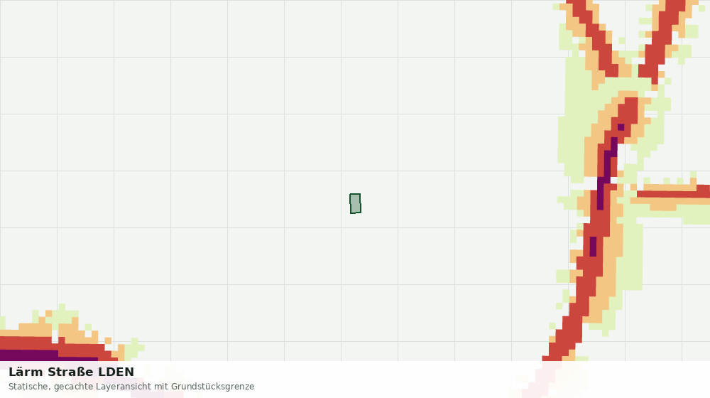 Statische Kartenansicht: Lärm Straße LDEN