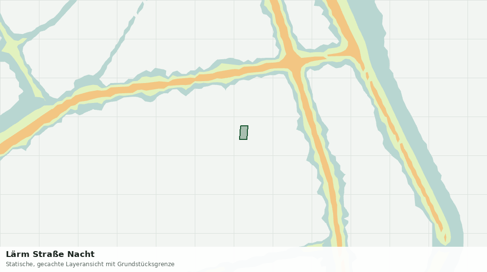 Statische Kartenansicht: Lärm Straße Nacht