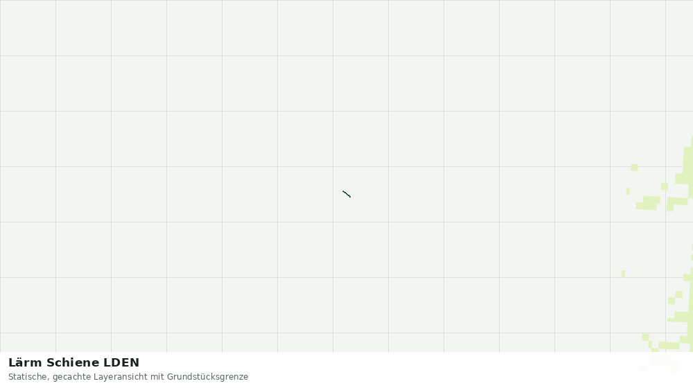 Statische Kartenansicht: Lärm Schiene LDEN