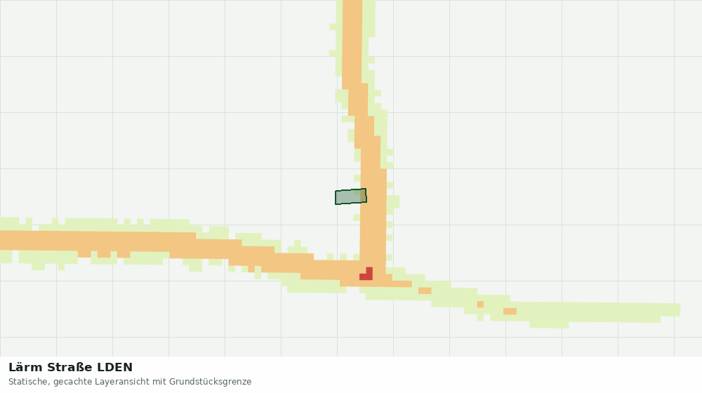 Statische Kartenansicht: Lärm Straße LDEN