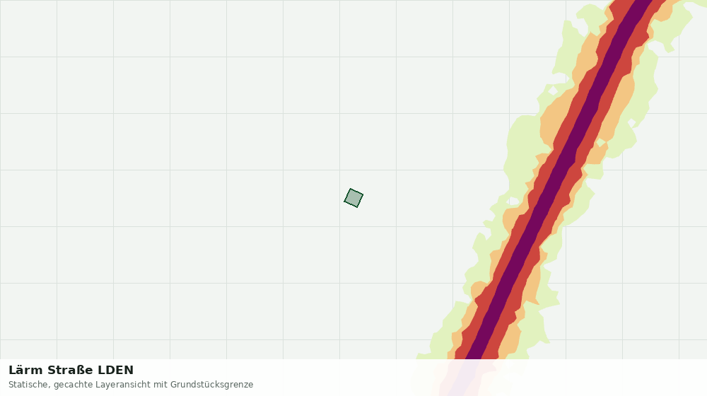Statische Kartenansicht: Lärm Straße LDEN