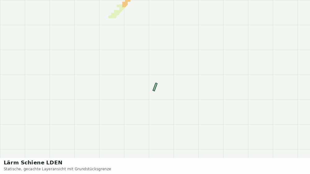 Statische Kartenansicht: Lärm Schiene LDEN