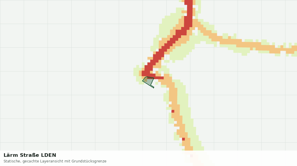 Statische Kartenansicht: Lärm Straße LDEN
