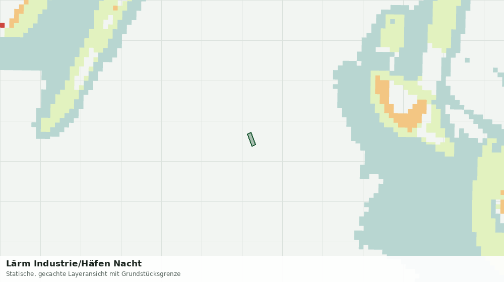 Statische Kartenansicht: Lärm Industrie/Häfen Nacht