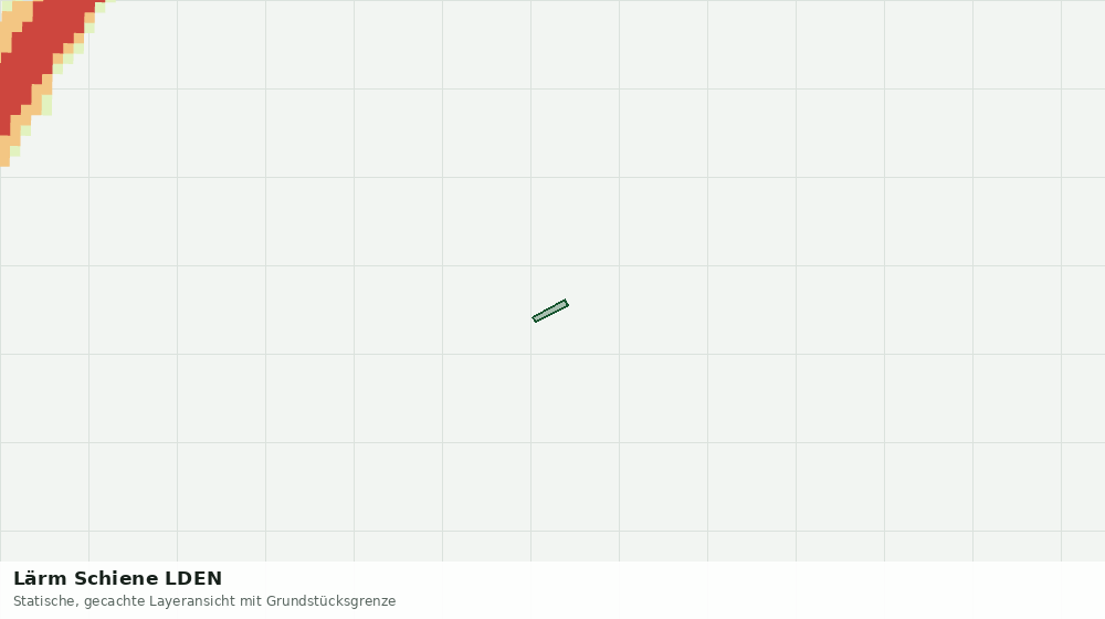 Statische Kartenansicht: Lärm Schiene LDEN