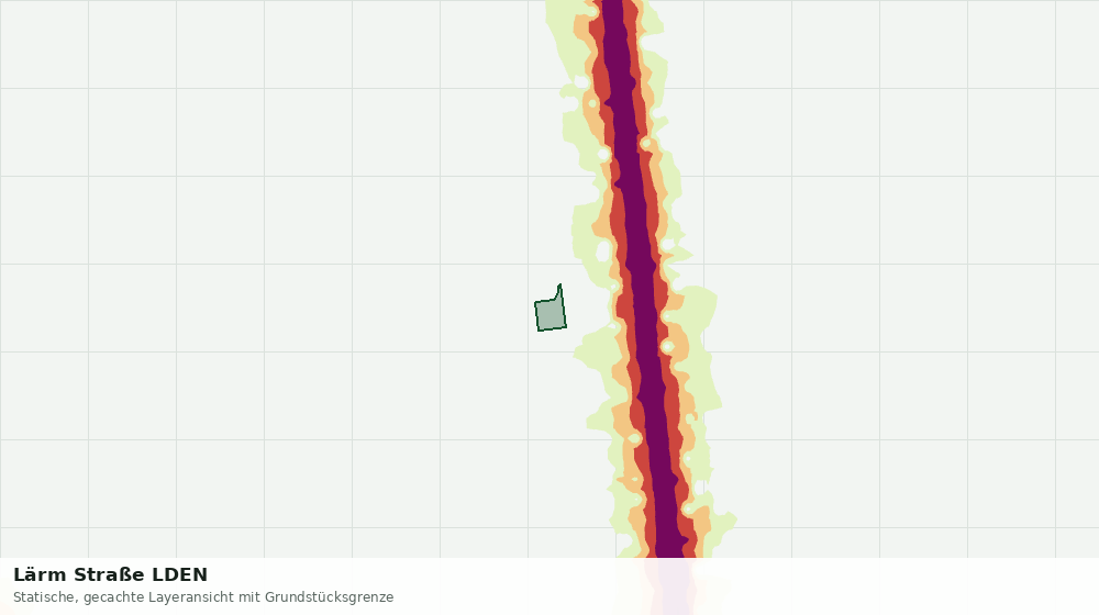 Statische Kartenansicht: Lärm Straße LDEN