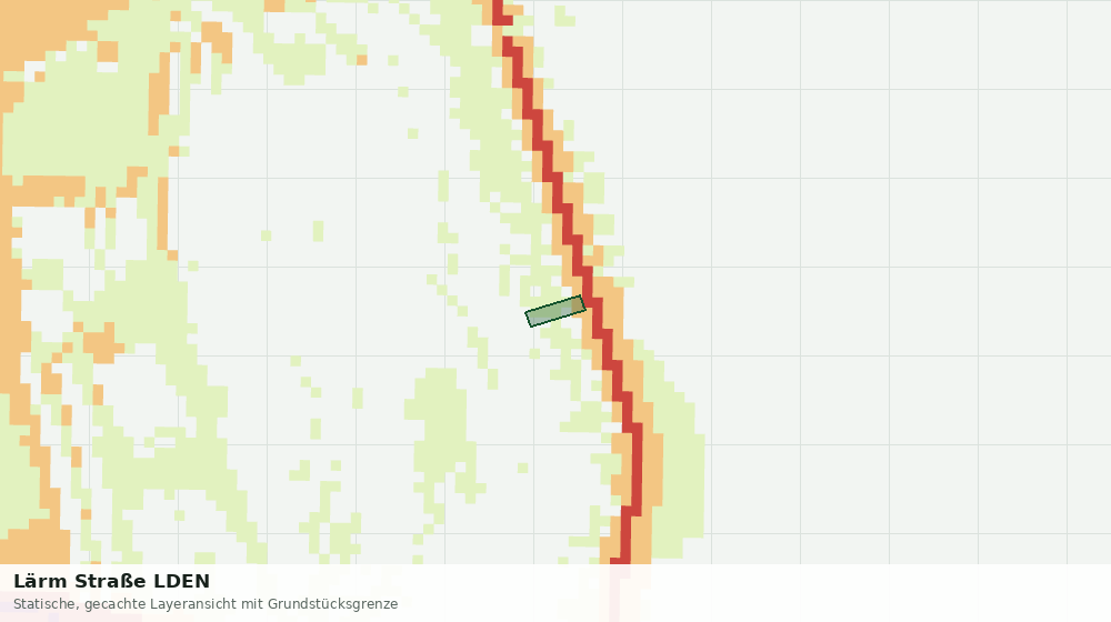 Statische Kartenansicht: Lärm Straße LDEN