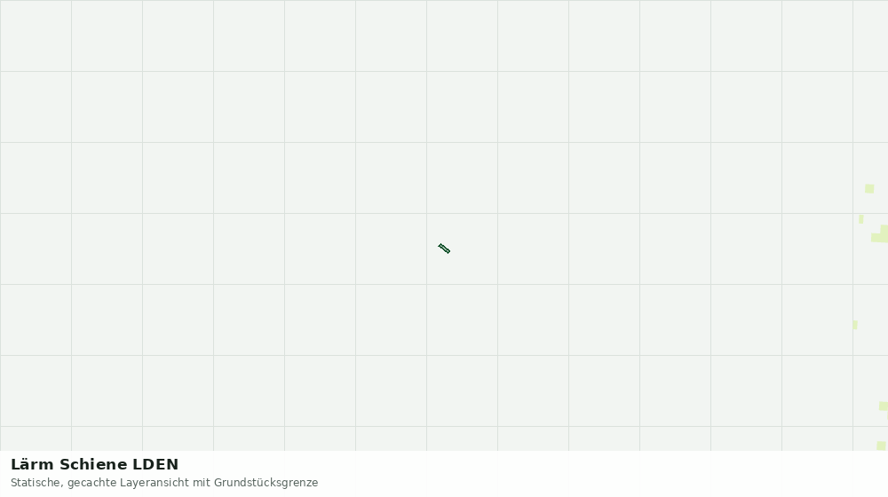 Statische Kartenansicht: Lärm Schiene LDEN