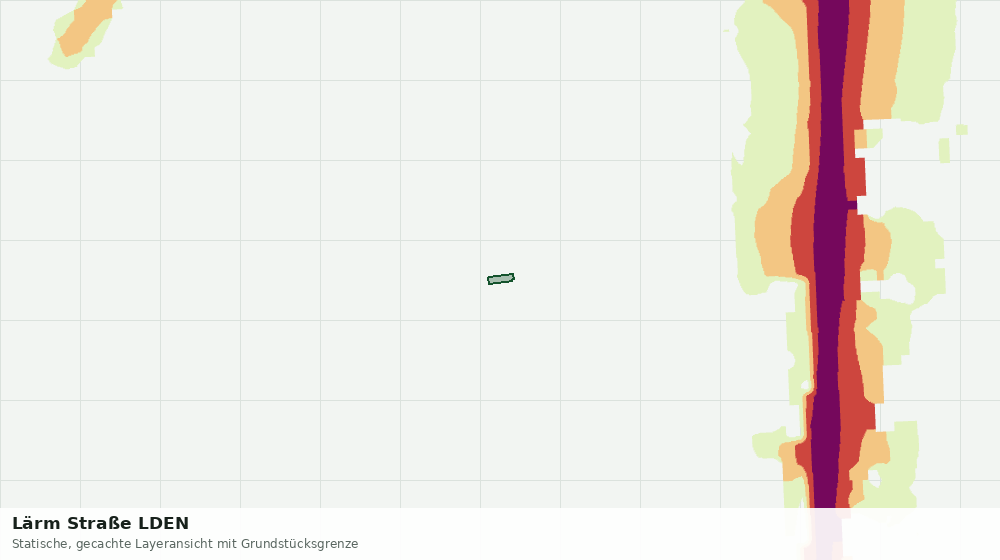 Statische Kartenansicht: Lärm Straße LDEN
