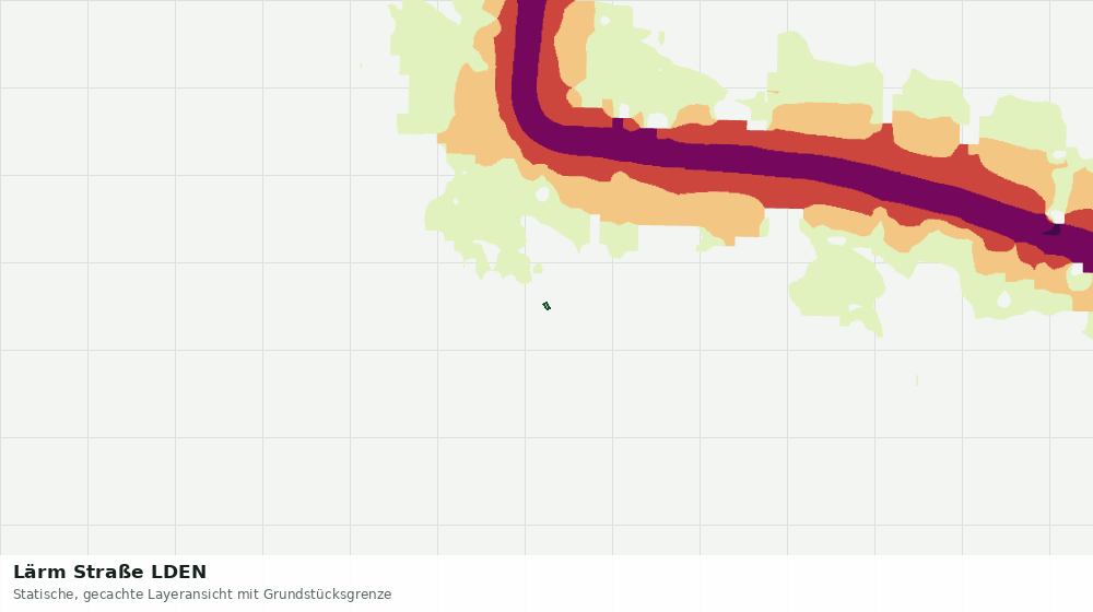 Statische Kartenansicht: Lärm Straße LDEN