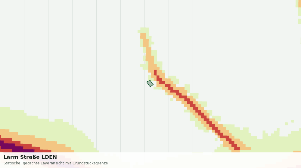 Statische Kartenansicht: Lärm Straße LDEN