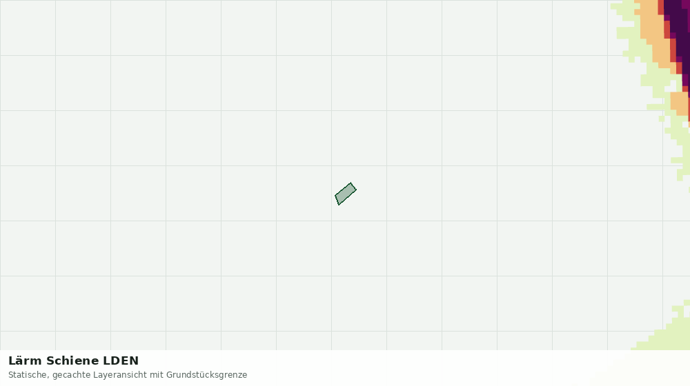 Statische Kartenansicht: Lärm Schiene LDEN