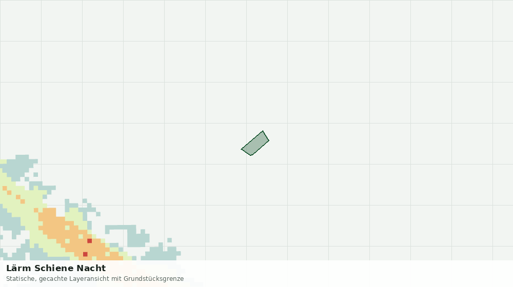 Statische Kartenansicht: Lärm Schiene Nacht