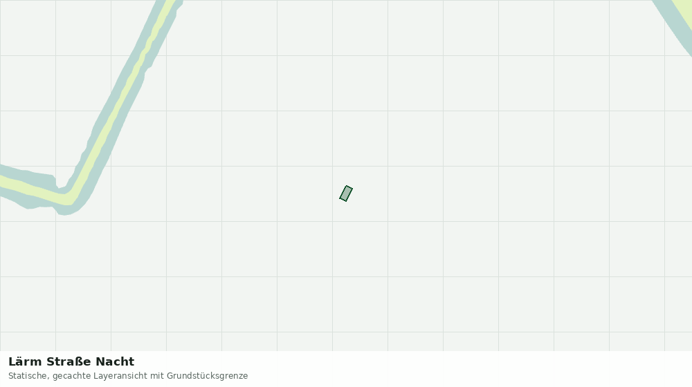 Statische Kartenansicht: Lärm Straße Nacht