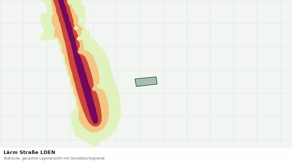 Statische Kartenansicht: Lärm Straße LDEN