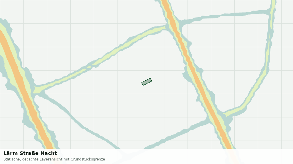 Statische Kartenansicht: Lärm Straße Nacht