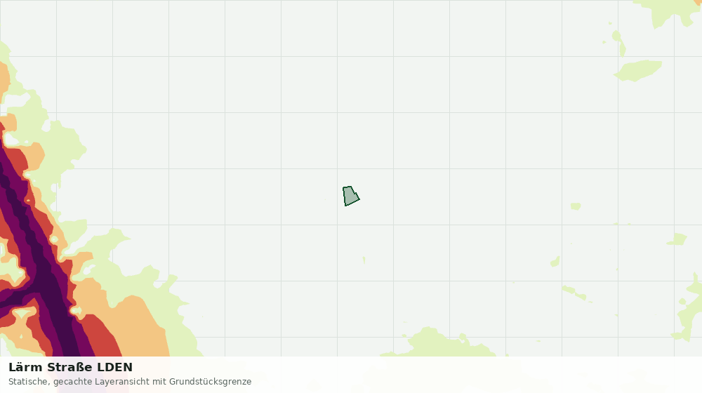 Statische Kartenansicht: Lärm Straße LDEN