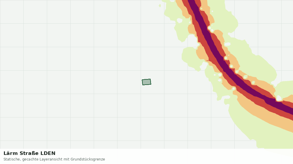 Statische Kartenansicht: Lärm Straße LDEN