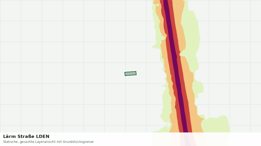 Statische Kartenansicht: Lärm Straße LDEN