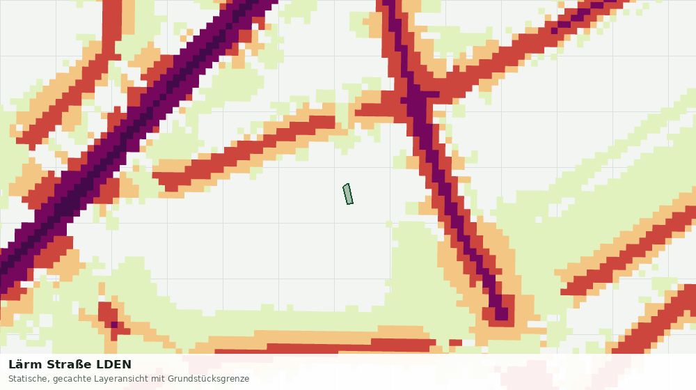 Statische Kartenansicht: Lärm Straße LDEN