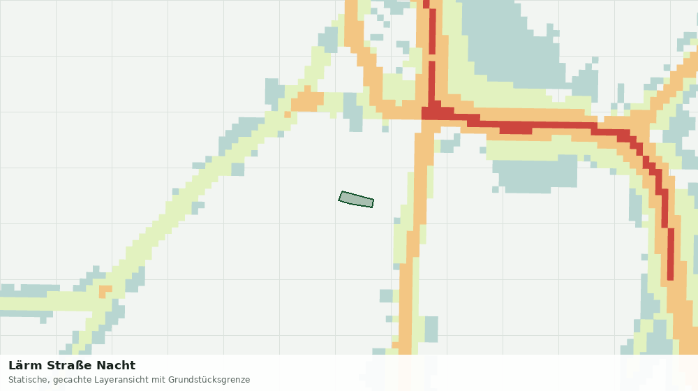 Statische Kartenansicht: Lärm Straße Nacht