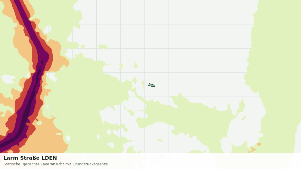 Statische Kartenansicht: Lärm Straße LDEN