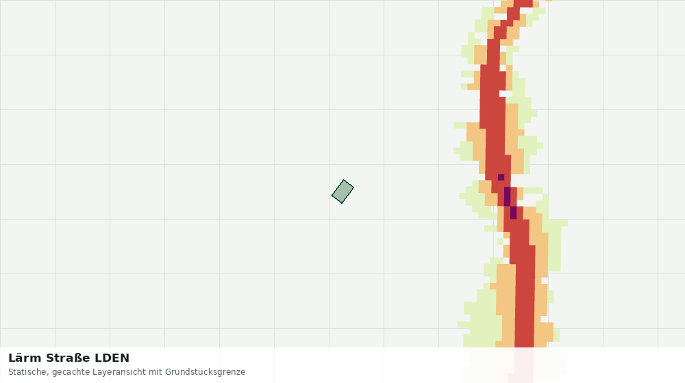 Statische Kartenansicht: Lärm Straße LDEN