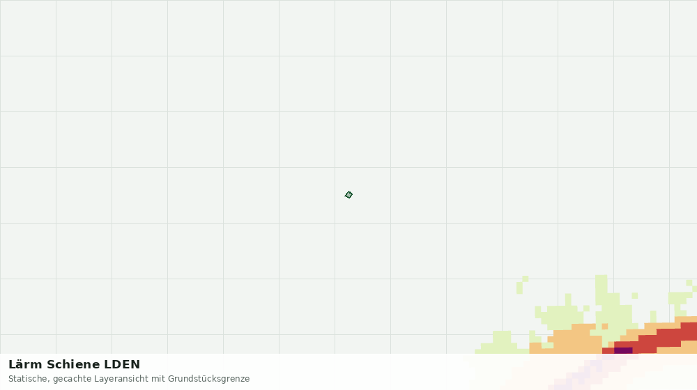 Statische Kartenansicht: Lärm Schiene LDEN