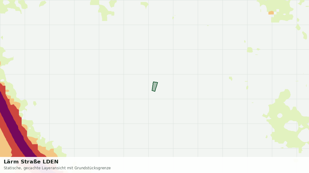 Statische Kartenansicht: Lärm Straße LDEN