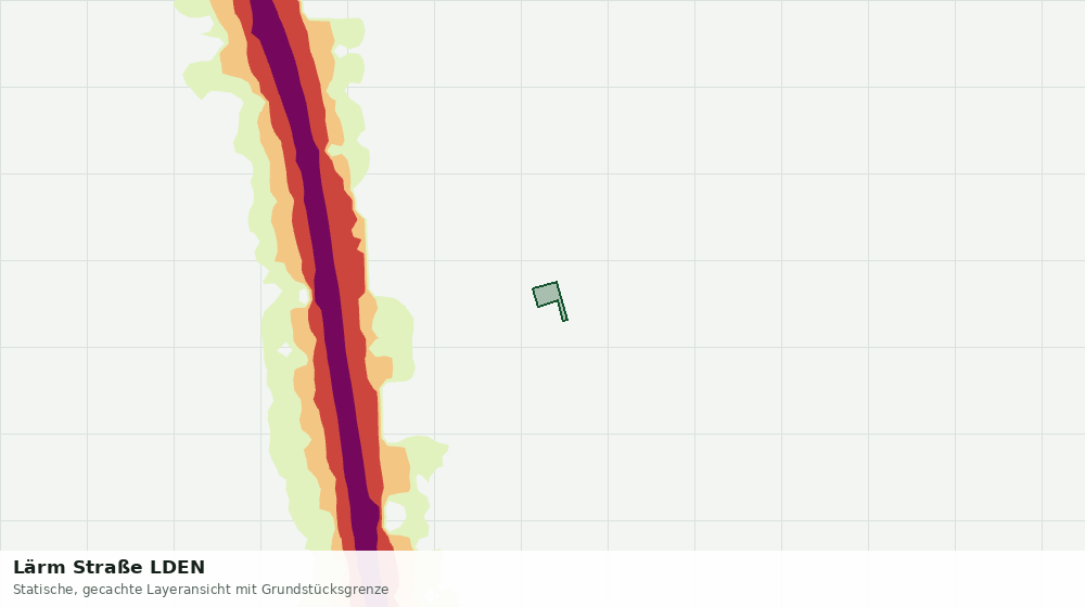 Statische Kartenansicht: Lärm Straße LDEN