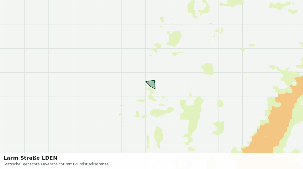 Statische Kartenansicht: Lärm Straße LDEN