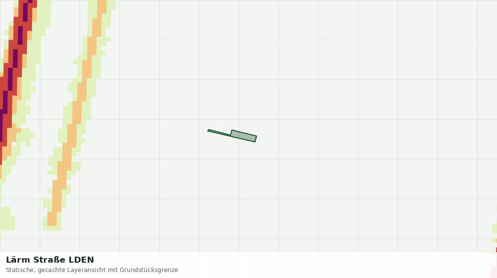 Statische Kartenansicht: Lärm Straße LDEN