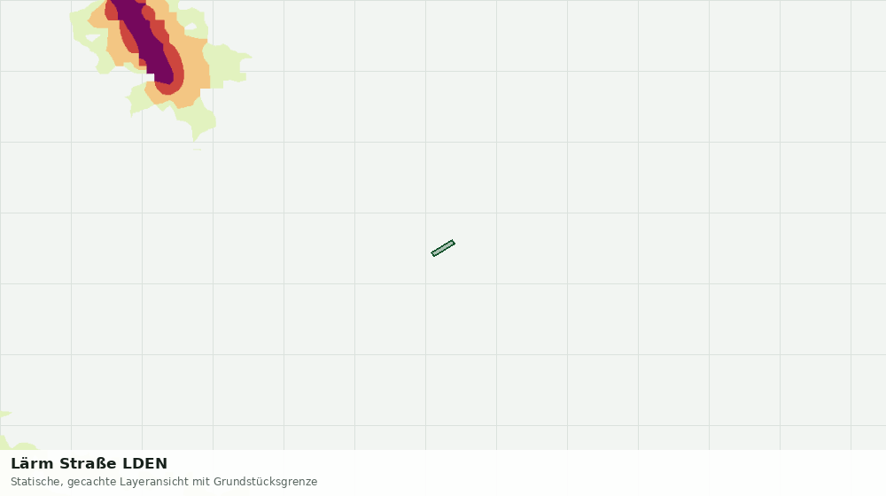 Statische Kartenansicht: Lärm Straße LDEN
