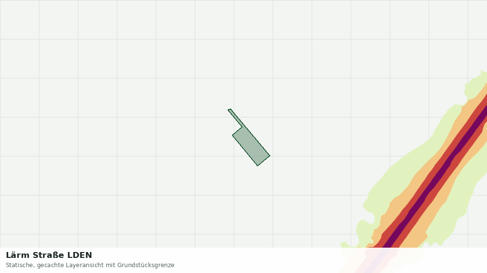 Statische Kartenansicht: Lärm Straße LDEN