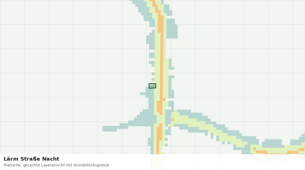 Statische Kartenansicht: Lärm Straße Nacht