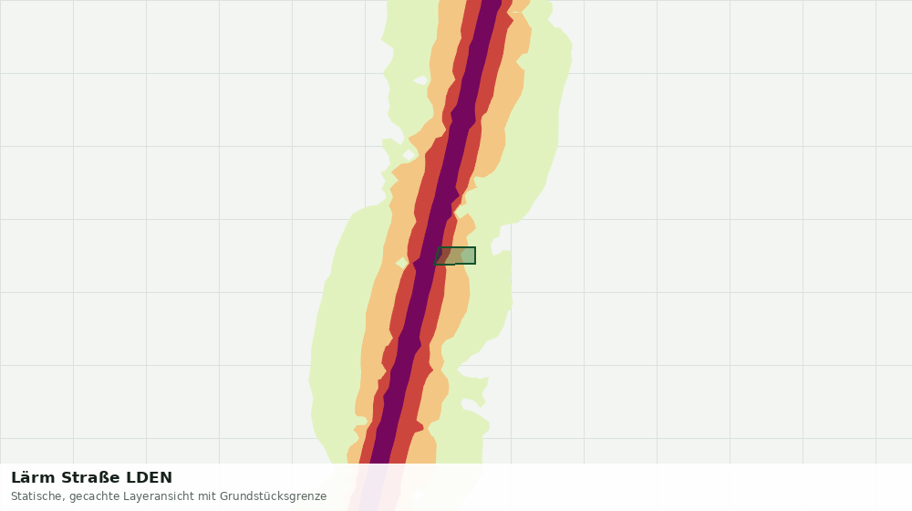 Statische Kartenansicht: Lärm Straße LDEN