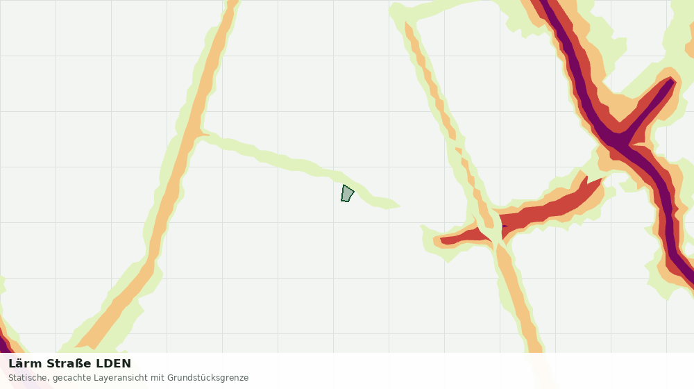 Statische Kartenansicht: Lärm Straße LDEN