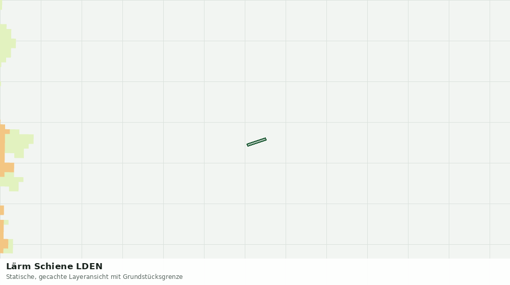 Statische Kartenansicht: Lärm Schiene LDEN