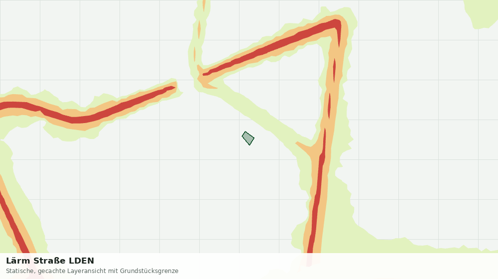 Statische Kartenansicht: Lärm Straße LDEN