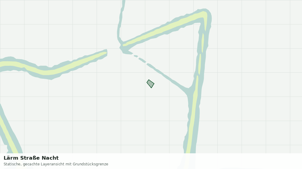 Statische Kartenansicht: Lärm Straße Nacht
