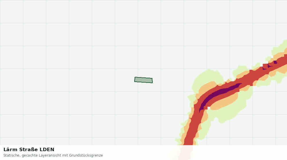 Statische Kartenansicht: Lärm Straße LDEN