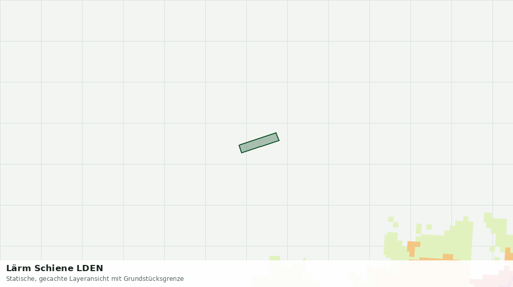 Statische Kartenansicht: Lärm Schiene LDEN