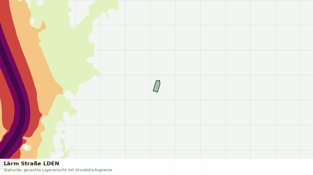Statische Kartenansicht: Lärm Straße LDEN