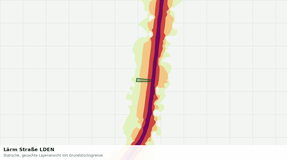 Statische Kartenansicht: Lärm Straße LDEN