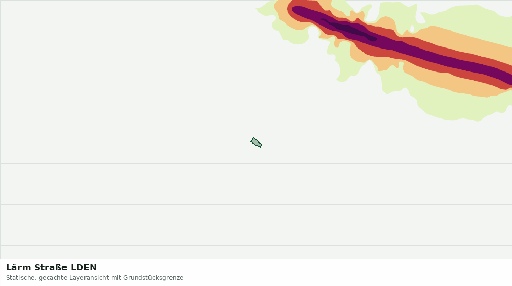 Statische Kartenansicht: Lärm Straße LDEN