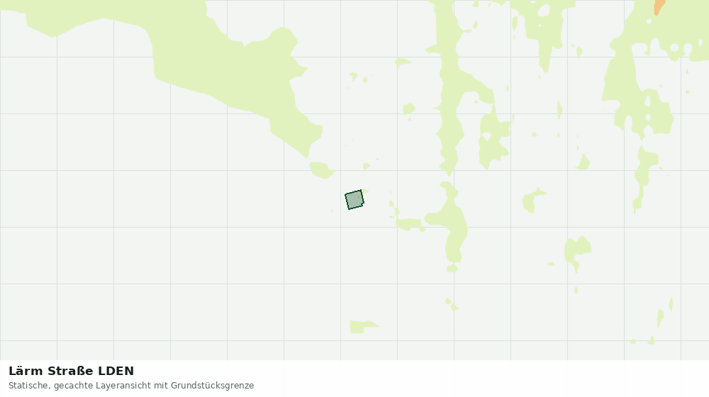 Statische Kartenansicht: Lärm Straße LDEN